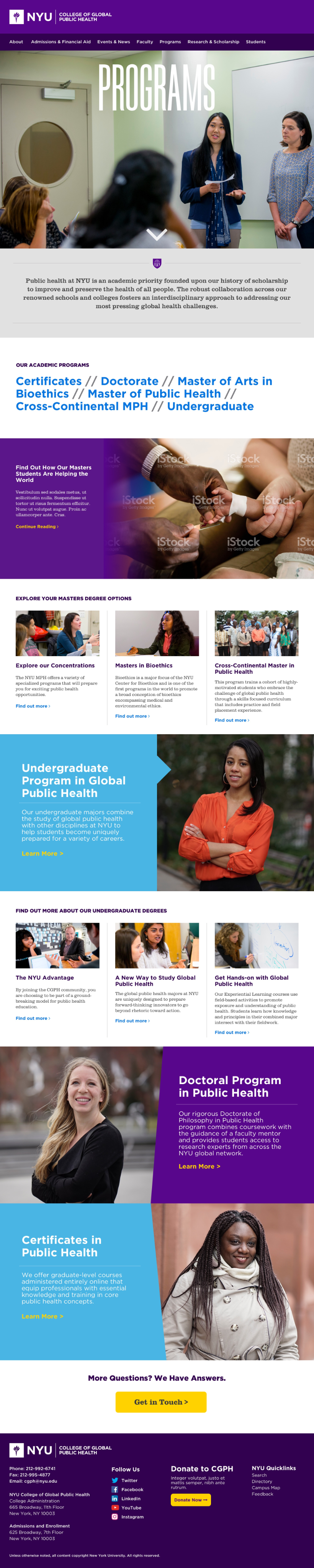 NYU Programs